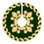 Hawaiian Quilt Pattern Palm Tree Skirt - Green Beige - AH - Polynesian Pride