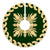 Hawaiian Quilt Pattern Pineapple Dance Tree Skirt - Green Beige - AH - Polynesian Pride
