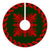 Hawaiian Quilt Pattern Pineapple Dance Tree Skirt - Red Green - AH - Polynesian Pride