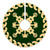 Hawaiian Quilt Pattern Ukulele And Coconut Tree Skirt - Green Beige - AH - Polynesian Pride