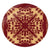 Hawaiian Quilt Vintage Round Carpet - AH Round Carpet Luxurious Plush - Polynesian Pride