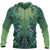 New Zealand Maori Zip Hoodie, Hei Matau Paua Shell Full Zip Hoodie Unisex Black - Polynesian Pride