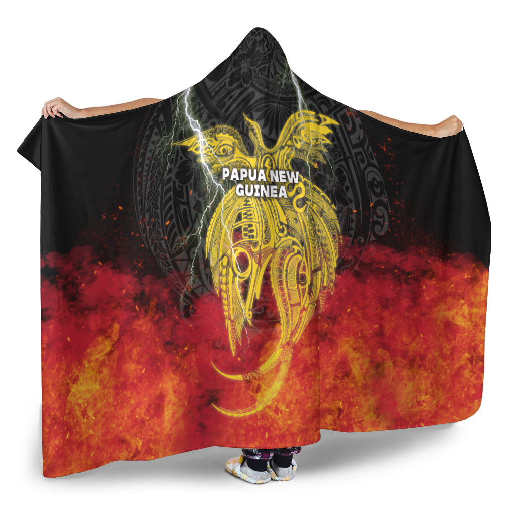 Papua New Guinea Hooded Blanket Independence Day Special Style LT16 - Polynesian Pride