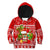 Hawaii Christmas Hoodie KID Mele Kalikimaka - Tiki LT7 Red - Polynesian Pride