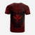 Hawaii Custom T Shirt Kanaka Maoli Polynesian Chief Tattoo Red Version Unisex Red - Polynesian Pride