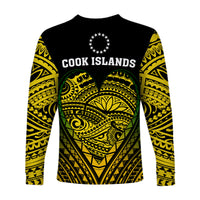 (Custom Personalised) Cook Islands Pattern Long Sleeve Shirt Always In My Heart LT13 - Polynesian Pride