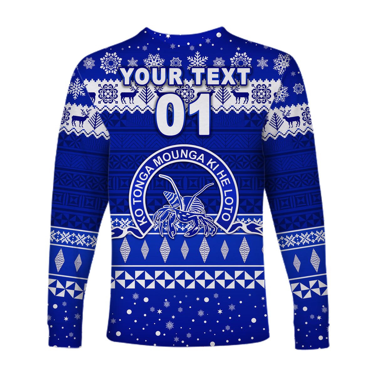(Custom Personalised) Siu'ilikutapu & Mailefihi College Christmas Long Sleeve Shirt Simple Style LT8 - Polynesian Pride