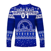 (Custom Personalised) Hango Institute of Agriculture Christmas Long Sleeve Shirt Simple Style LT8 - Polynesian Pride