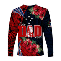 Samoa Fathers Day Long Sleeve Shirt Polynesian Best Dad Ever LT13 - Polynesian Pride