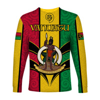 Vanuatu Long Sleeve Shirt Pig Tusk Polynesian LT13 - Polynesian Pride