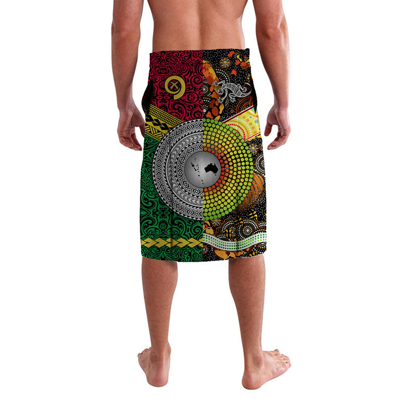 Vanuatu And Australia Lavalava Together LT8 - Polynesian Pride