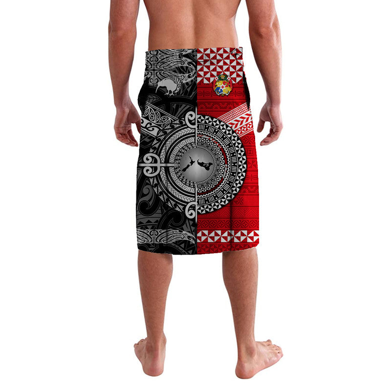 New Zealand Maori Aotearoa Tonga Polynesian Together Lavalava Black LT8 - Polynesian Pride