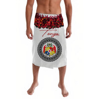 Custom Tonga Lavalava Emancipation Day Tupenu Independence Day Unique Kahoa Heilala Flower White LT8 White - Polynesian Pride