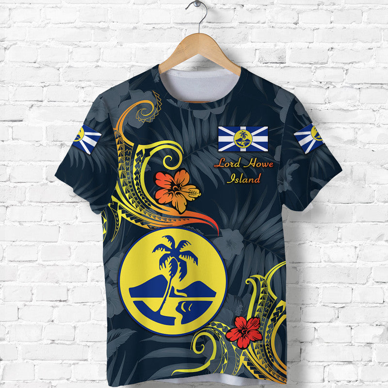 Custom Lord Howe Island T Shirt Unique Polynesian Gradient Vibes LT8 - Polynesian Pride