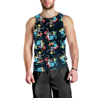 Hawaii Skeleton Surf Men Tank Top Halloween Hawaiian Tribal LT13 - Polynesian Pride