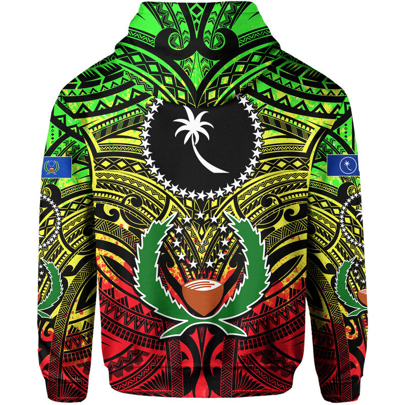 Micronesia Culture Day Hoodie Chuuk and Pohnpei Reggae Style LT6 LT6 - Polynesian Pride