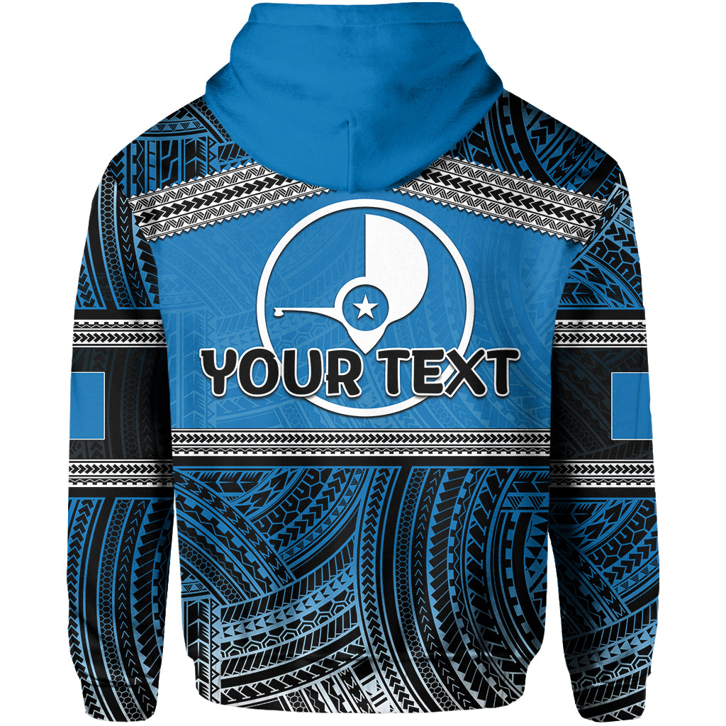 Custom Yap Zip Hoodie Polynesian Patterns LT6 - Polynesian Pride