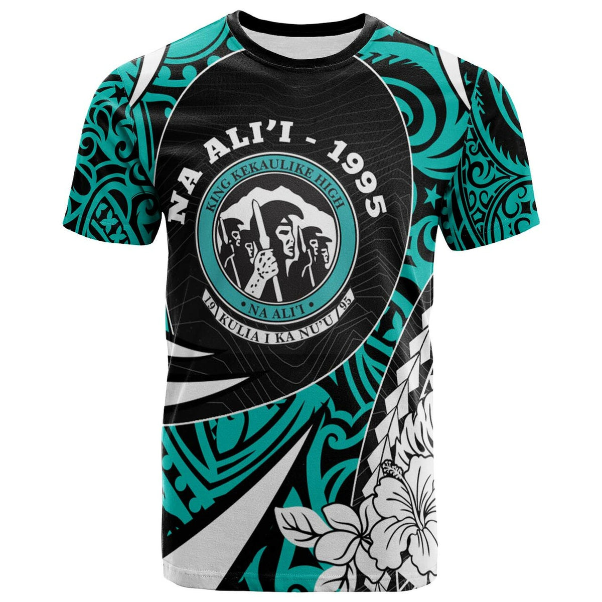 Hawaii Custom T Shirt King Kekaulike High School Polynesian Tribal Pattern LT10 - Polynesian Pride