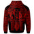 Polynesian Zip up Hoodie Guam Flag, Seal with Maui Moana Tattoo - Polynesian Pride