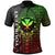 Hawaii Custom Polo Shirt Kanaka Maoli Rocket Style (Reggae) Unisex Black - Polynesian Pride
