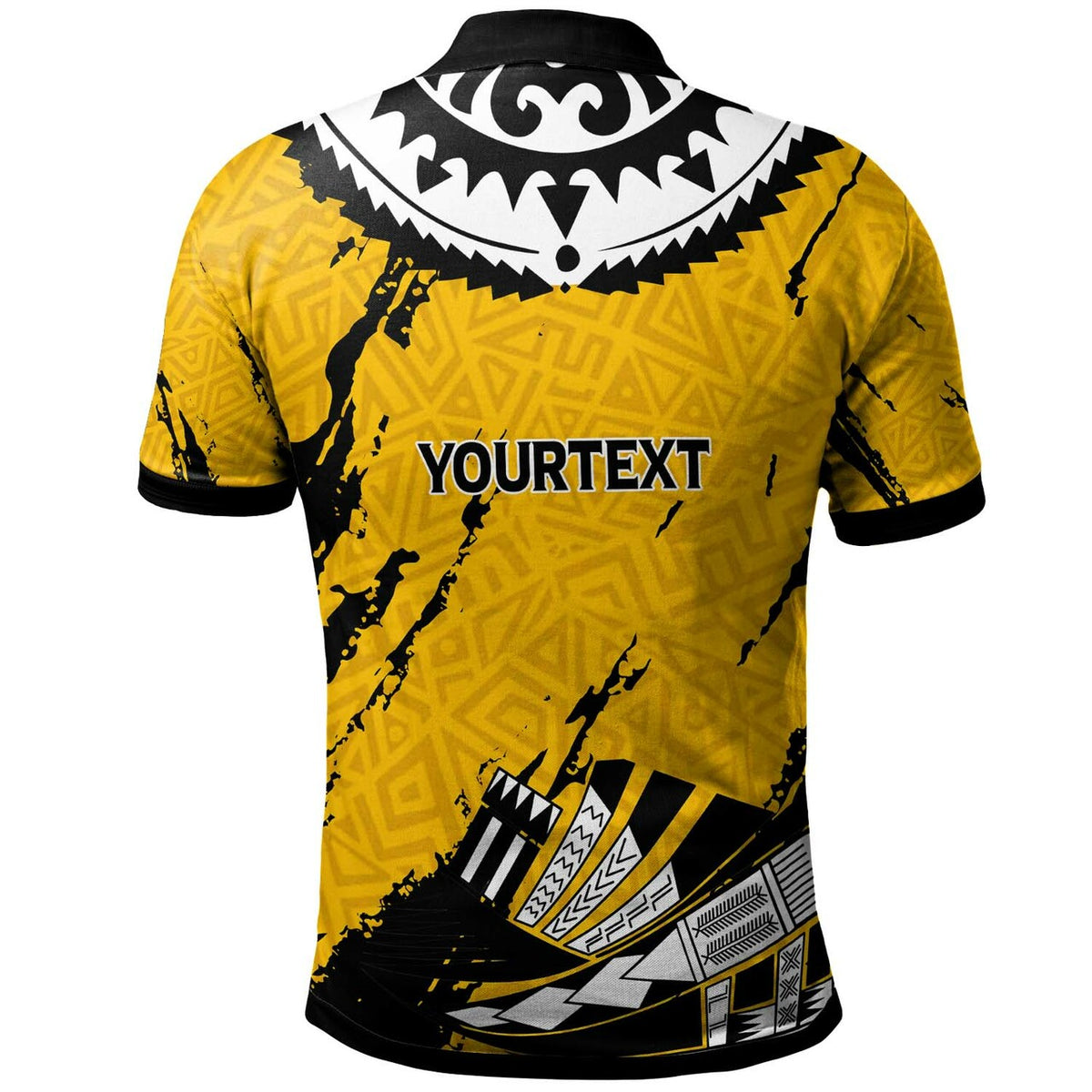 Hawaii Custom Polynesian Polo Shirt Nanakuli High and Intermediate School Golden Hawks LT10 - Polynesian Pride