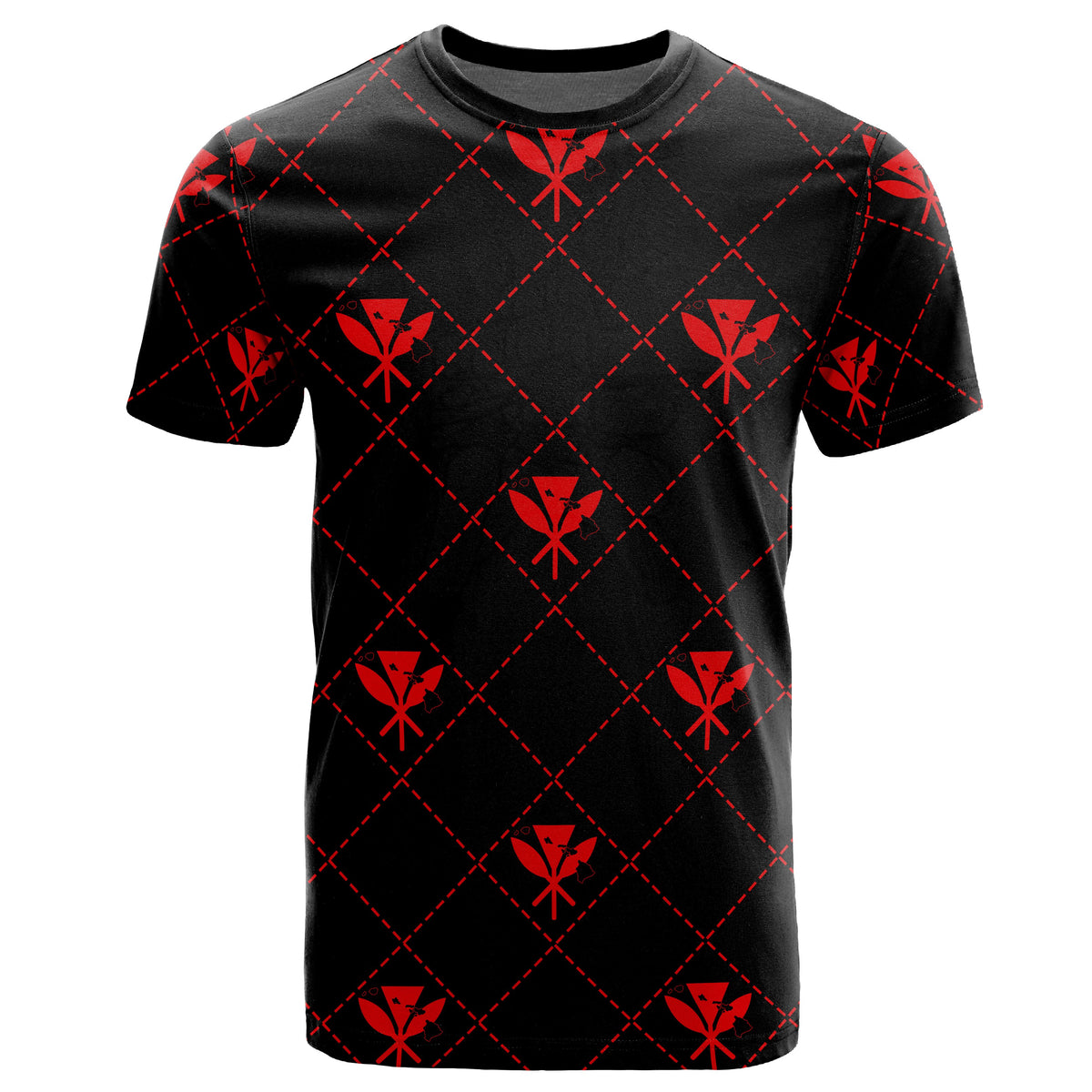 Kanaka Maoli T Shirt Regal Red AH - Polynesian Pride