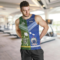 (Custom Personalised) Samoa And Cook Islands Men Tank Top Together LT8 - Polynesian Pride