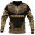 Micronesia Polynesian Chief Hoodie Gold Version Unisex Gold - Polynesian Pride