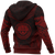 Micronesia Polynesian Chief Hoodie Red Version - Polynesian Pride
