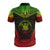 Niue Custom Polo Shirt Seal Polynesian Chief Tattoo Reggae Version - Polynesian Pride