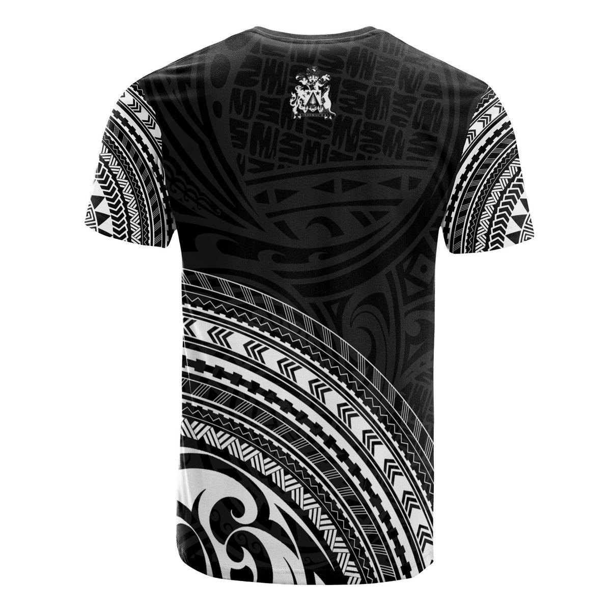 Norfolk Island All Over T Shirt Norfolk Island Coat Of Arms Polynesian Tribal Black Version - Polynesian Pride