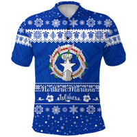 Custom Northern Mariana Islands Christmas Polo Shirt Simple Style LT8 - Polynesian Pride