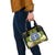 Northern Mariana Islands Shoulder Handbag - Polynesian Gold Patterns Collection - Polynesian Pride