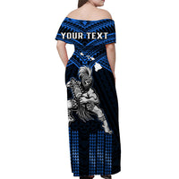 Custom Polynesian Couple Outfits Matching Dress and Hawaiian Shirt Hawaii Warrior with Weapon Polynesian Ver.06 LT14 - Polynesian Pride
