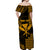 Custom King Kamehameha Matching Hawaiian Outfits For Couples with Polynesian Tribal Gold LT13 - Polynesian Pride