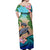 Polynesian Turtle Coconut Tree And Orchids Matching Dress and Hawaiian Shirt LT14 - Polynesian Pride