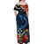 Custom Polynesian Couple Outfits Kosrae State Matching Dress and Hawaiian Shirt Polynesian Hibiscus Flowers LT14 - Polynesian Pride