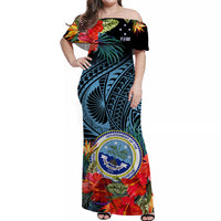 Custom Federated States of Micronesia Matching Hawaiian Shirt and Dress Polynesian Hibiscus Flowers LT14 - Polynesian Pride
