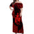 Custom King Kamehameha Matching Hawaiian Outfits For Couples with Polynesian Tribal Red LT13 - Polynesian Pride