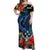 Custom Polynesian Couple Outfits Kosrae State Matching Dress and Hawaiian Shirt Polynesian Hibiscus Flowers LT14 - Polynesian Pride