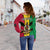 Vanuatu 1980 Off Shoulder Sweater Vanuatuan Independence Day LT13 - Polynesian Pride