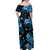 Hawaii Summer Colorful Matching Dress and Hawaiian Shirt Light Blue LT6 - Polynesian Pride