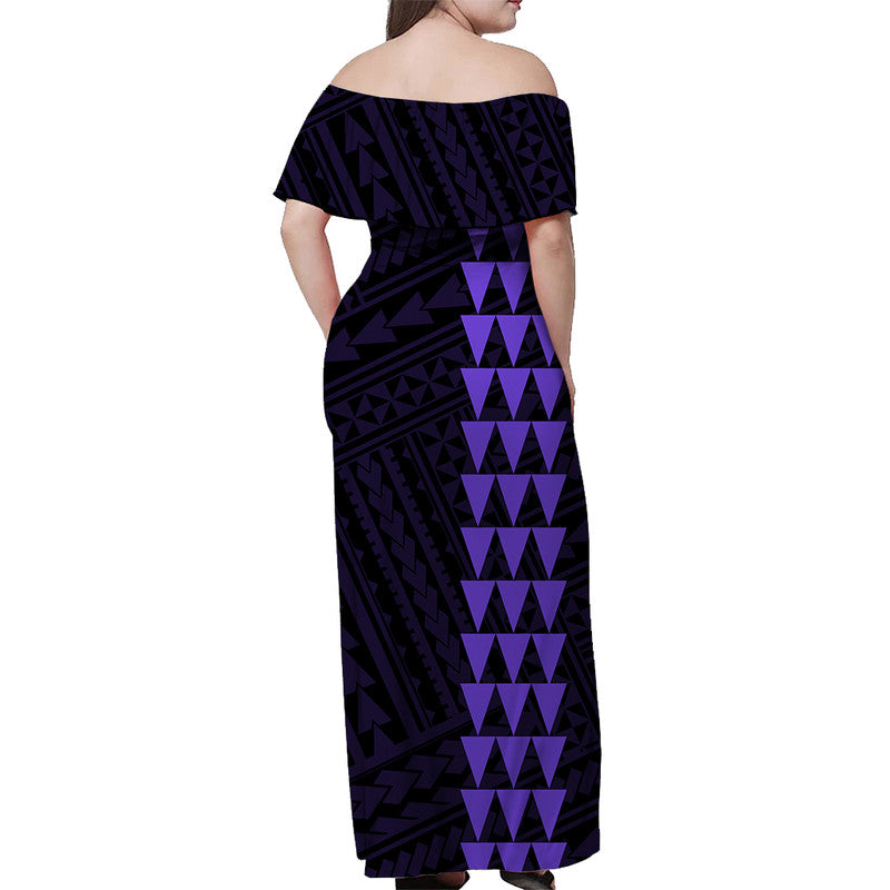 Hawaiian Kakau Matching Dress and Hawaiian Shirt Simple Style No.7 LT6 - Polynesian Pride