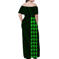 Hawaiian Kakau Matching Dress and Hawaiian Shirt Simple Style No.8 LT6 - Polynesian Pride