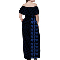 Hawaiian Kakau Matching Dress and Hawaiian Shirt Simple Style No.9 LT6 - Polynesian Pride