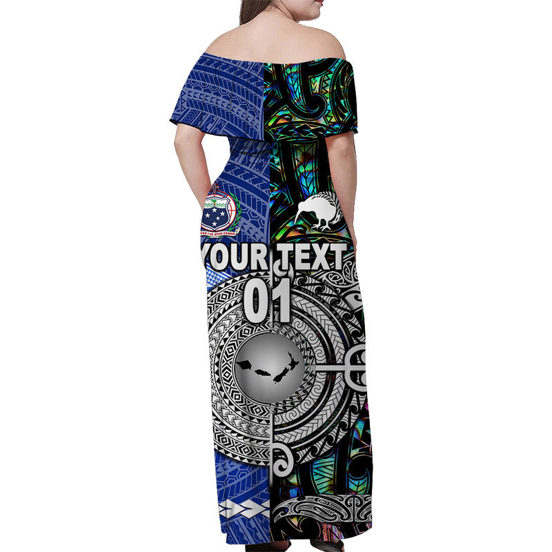 Custom Polynesian Matching Hawaiian Shirt and Dress Samoa New Zealand Together Paua Shell LT8 - Polynesian Pride