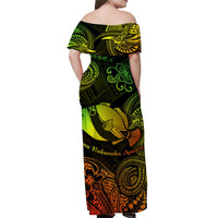 Hawaii State Fish: Humuhumu Nukunuku Apuaa Polynesian Matching Dress and Hawaiian Shirt Matching Couples Outfit Unique Style Reggae LT8 - Polynesian Pride