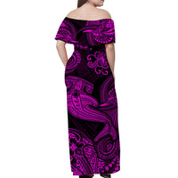 Hawaii Hammer Shark Polynesian Matching Dress and Hawaiian Shirt Matching Couples Outfit Unique Style Pink LT8 - Polynesian Pride