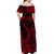 Hawaii Fish Hook Polynesian Matching Dress and Hawaiian Shirt Matching Couples Outfit Unique Style Red LT8 - Polynesian Pride