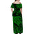 Hawaii Turtle Polynesian Matching Dress and Hawaiian Shirt Matching Couples Outfit Plumeria Flower Unique Style Green LT8 - Polynesian Pride